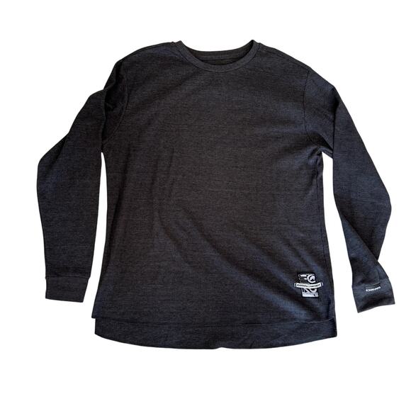 EUC Ecko Unltd Men's Gray Thermal Shirt Long Sleeve Waffle Knit XXL - Picture 1 of 4